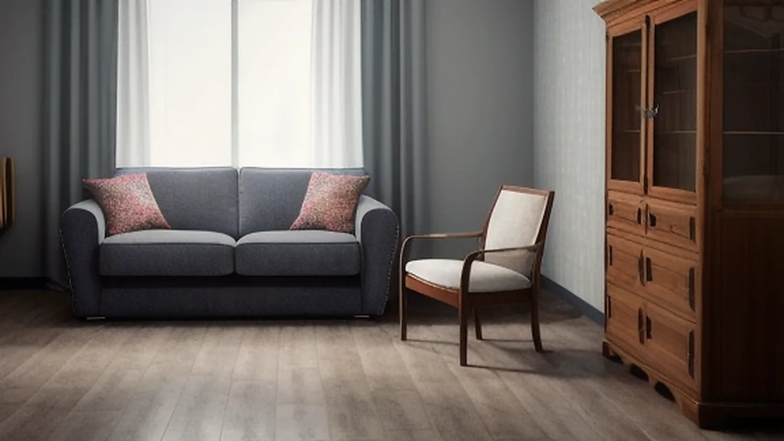 Mobilier vechi pregatit pentru debarasare si evacuare rapida cu echipa si duba inchisa