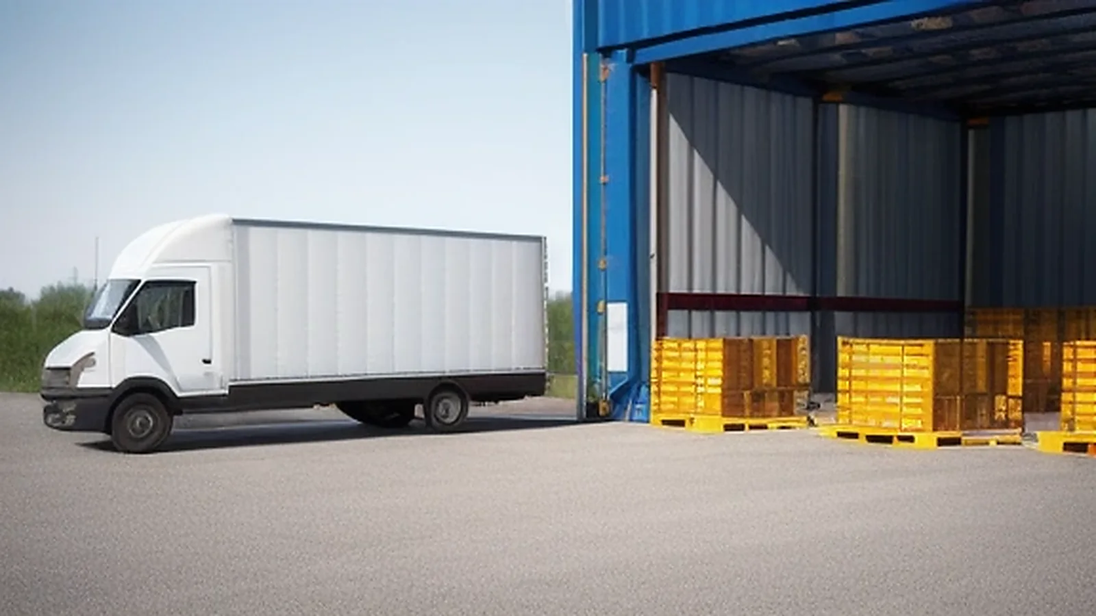 Duba inchisa de 6 tone tip cub folosita pentru transport marfa in Bucuresti, Ilfov si Arges